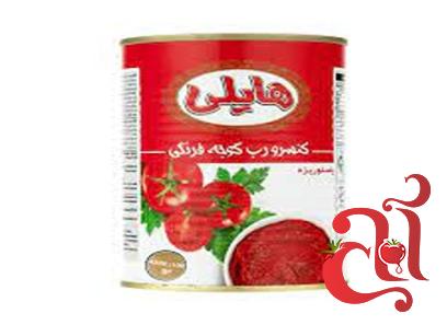 قیمت خرید رب گوجه فرنگی 800 گرمی هایلی + عکس