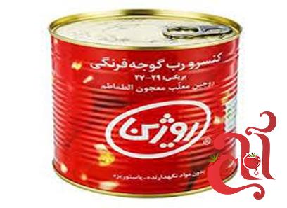 کنسرو رب گوجه فرنگی روژین + خرید