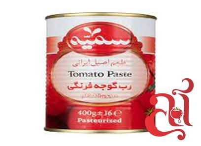 رب گوجه فرنگی سمیه 800گرم + بهترین قیمت خرید